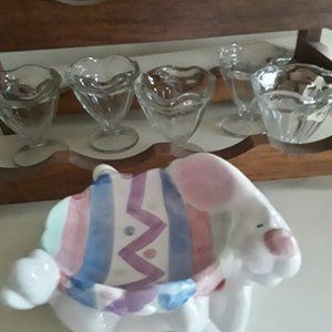 Easter Candy Dish - Ceramic - NWT